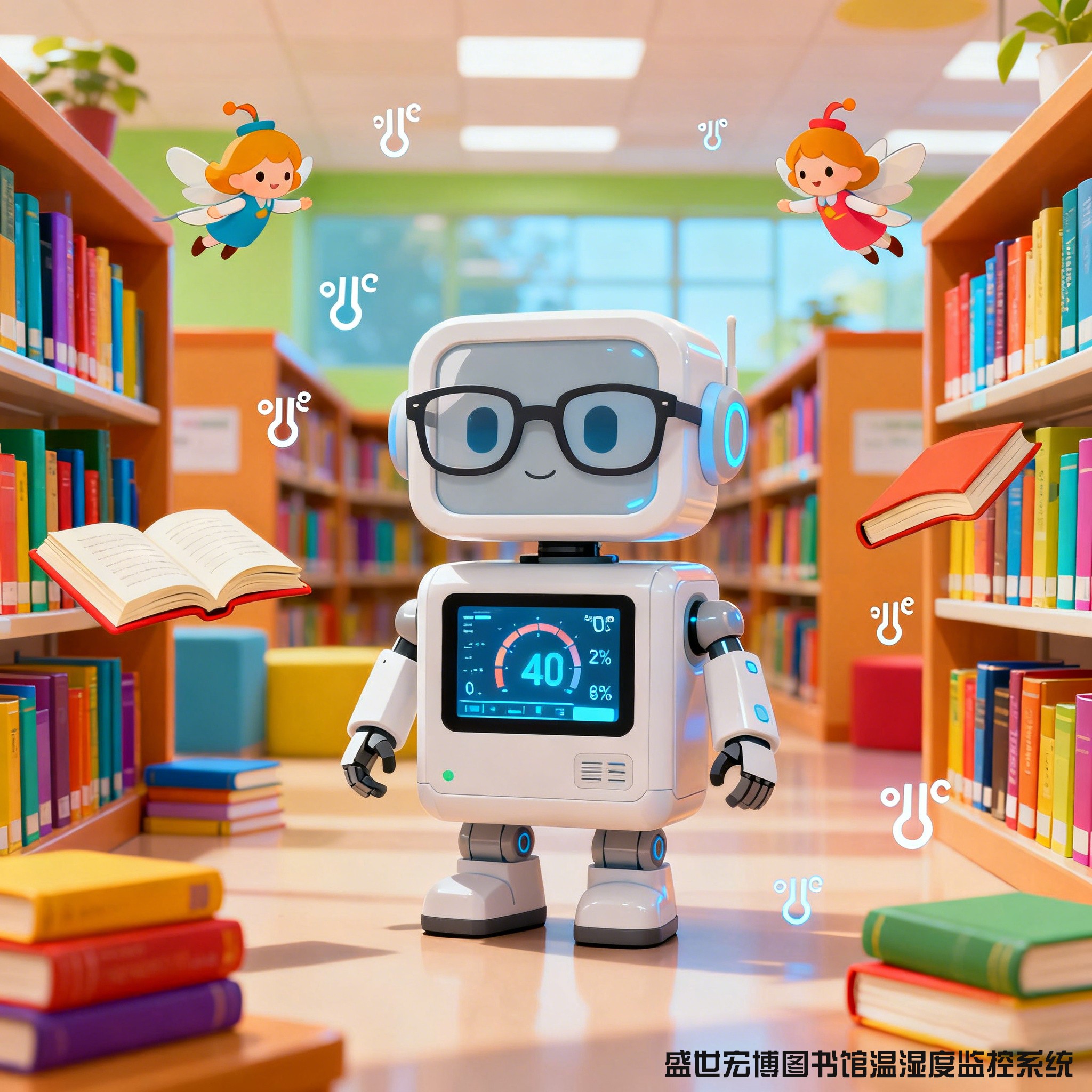圖書館多區(qū)域溫濕度精準(zhǔn)監(jiān)測(cè) + 云端智能管理解決方案