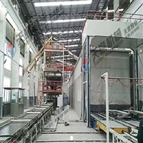 多功能平模夾芯墻板生產(chǎn)線